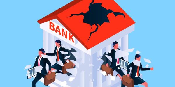 由于利率居高不下，投资者和经济学家开始担心会有更多的银行倒闭