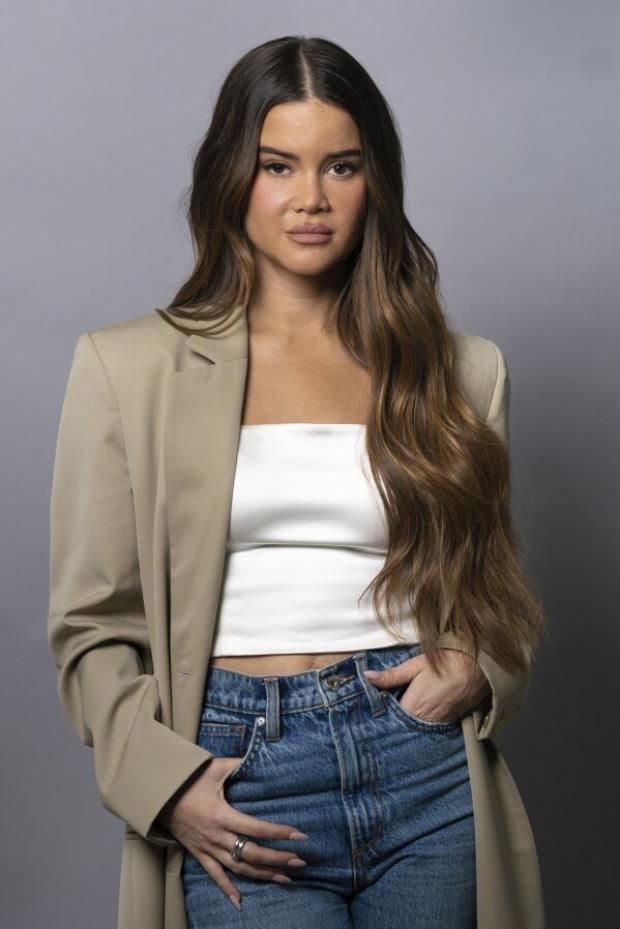 Maren Morris poses for a portrait on Wednesday, May 7. 2025. in New York. (AP Photo/Gary Gerard Hamilton)